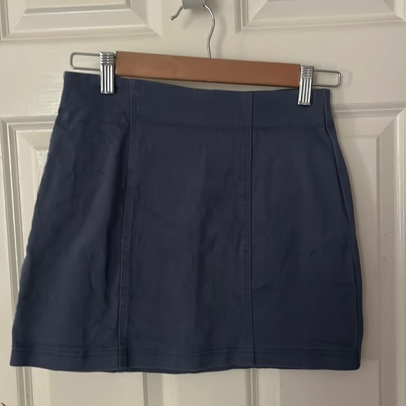 Dresses & Skirts - Blue Canvas Mini Skirt